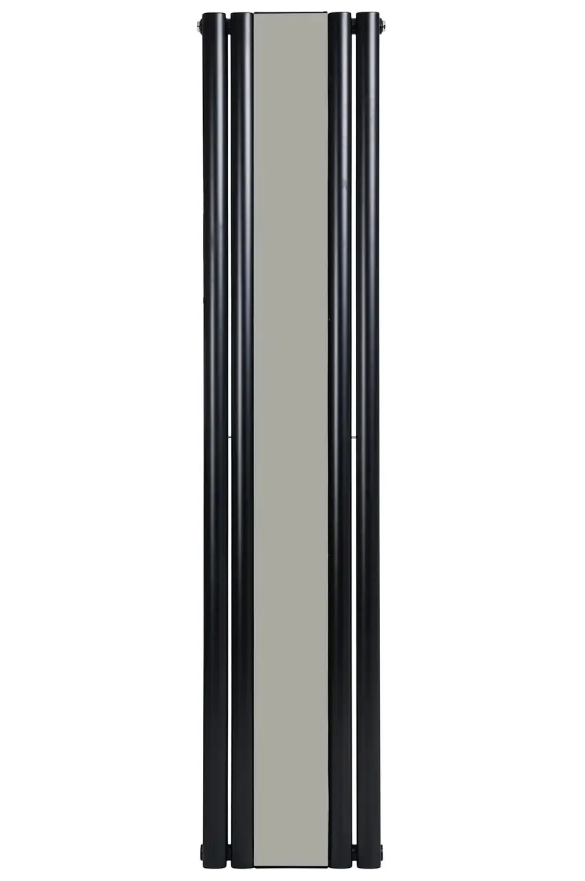 Вертикальный дизайнерский радиатор отопления ARTTIDESIGN Rimini II M 4/1800382/50 черный матовый  Фото - 1